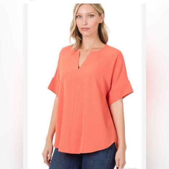 Women’s Zenana Premium  Top, Size XL, short sleeve - Picture 1 of 8